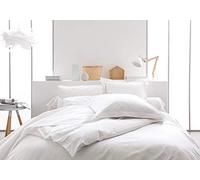 LEFEBVRE-TEXTILE Drap housse blanc uni 160 x 200 cm - 100 % Coton Blanc G