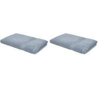 TODAY Drap de Bain 70x130 cm 100% Coton - Denim (Lot de 2)