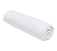 Today - Drap housse 2 places - 100% coton BIO - 180 x 200 cm - Blanc craie Blanc G