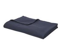 Today - Drap plat - 100% coton BIO - 180 x 290 cm - Bleu navy - BIO Bleu foncé G