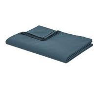 Today - Drap plat - 100% coton BIO - 300 x 240 cm - Bleu paon - BIO Bleu G