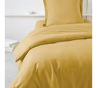 Today Housse de Couette 140X200 1 Personne Coton Ocre