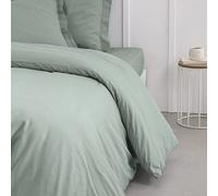TODAY Housse de couette en coton céladon 220 x 240 cm pour lit double