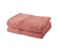 Today lot de 2 serviettes de toilette - Terracotta