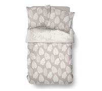 TODAY Mawira Parure de lit 2 personnes en coton 3.2 - 1 housse de couette + 2 taies d'oreiller 63 x 63 cm