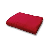 Today Maxi Drap Bain 100% Coton, Rouge, 130x70 cm