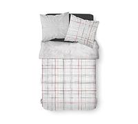 Today Parure de Lit 2 Personnes 240X260 Coton Imprime Blanc Graphique Sunshine 3.50