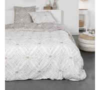Parure de lit 2 personnes TODAY Flannelle 1.13 - Une housse de couette 240x260 cm + 2 taies d'oreillers 63x63 cm