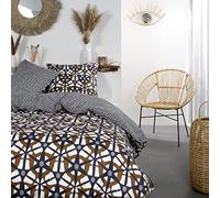 TODAY Parure De Lit Double en Coton mawira à Motif Géométriques - Multicolore - 240 X 260 Cm