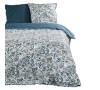 Today Parure de lit Sunshine 116500 – 2 personnes 220x240 cm Coton Imprimé Bleu