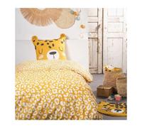 Parure de lit enfant Funny - 140x200 cm - 100% Coton - imprimé léopard