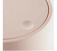 Today Poubelle de salle de bain Utility 8.5 L Rose - O 21 x H 29 cm - Polypropylène - Couvercle poussoir