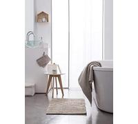 Today serviettes de Toilette Coton, Gris Clair, 90x50 cm