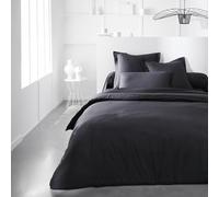 TODAY Taie d'oreiller Carré en Coton Bio Organic - Gris Fusain - 63 X 63 Cm
