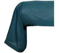 TODAY Taie d'oreiller Essential 45x185cm paon coton 57F Bleu G
