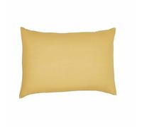 TODAY Taie d'oreiller Essential - 50 x 70+5 cm - 100% Coton uni - Ocre