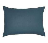 Today - Taie d'oreiller rectangulaire - 100% coton BIO - 50 x 70 cm - Bleu paon - BIO Bleu G
