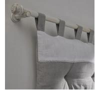 Today - Tête de lit coussin décoratif CHARME, Chambray et Capucine, 45 x 70 cm, 100% coton, avec attache murale