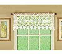 Today's Curtain Cache-sommier en macramé - 30,5 cm - Écru - 89 x 30,5 cm