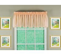 Today's Curtain Emelia Cantonnière Originale en Voile 35,6 cm, pêche, 152,4 x 35,6 cm (l x L)