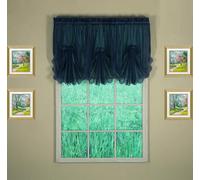 Today's Curtain Emelia Original Cantonnière en Voile, Bleu Marine, 76,2 x 101,6 cm (l x L)