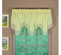 Today's Curtain Emelia Original Cantonnière en Voile, Jaune, 101,6 x 63,5 cm
