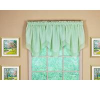 Today's Curtain Emelia Original Cantonnière en Voile, Sauge, 101,6 x 63,5 cm