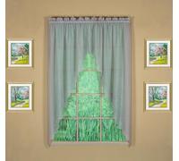 Today's Curtain Emelia Original Paire de voilages, Gris, 228,6 x 160 cm (l x L)