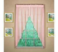 Today's Curtain Emelia Original Paire de voilages, Rose, 228,6 cm x 160 cm (l x L)