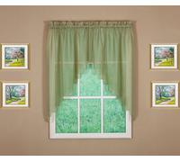 Today's Curtain Emelia Original Paire de voilages, Vert poussiéreux, 152,4 x 96,5 cm, (l x L)