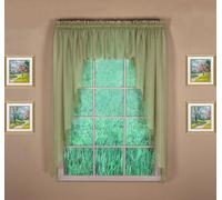 Today's Curtain Emelia Original Paire de voilages, Vert poussiéreux, 228,6 x 160 cm (l x L)
