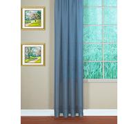 Today's Curtain Emelia Original Panneau en Voile, 182,9 cm, Bleu compensé, 152,4 cm de Large x 182,9 cm de Long