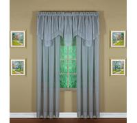Today's Curtain Emelia Original Panneau en Voile, 182,9 cm, Gris, 152,4 cm de Large x 182,9 cm de Long
