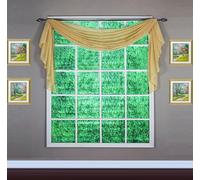 Today's Curtain Emelia Original Panneau en Voile, 365,8 cm, doré, 114,3 cm de Large x 365,8 cm de Long
