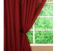 Today's Curtain Emelia Original Panneau en Voile, Bordeaux, 152,4 cm x 114,3 cm, (l x L)