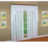 Today's Curtain Hopewell Panneau en Dentelle de qualité supérieure, 160 cm, Blanc, 147 x 213,4 cm (l x L)