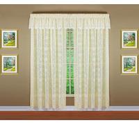 Today's Curtain Hopewell Panneau en Dentelle de qualité supérieure 183 cm, crème, 147 x 183 cm (l x L)