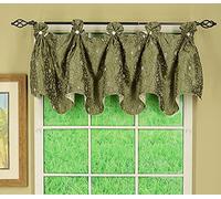 Today's Curtain Madison Tour de lit réversible à Boutons 50,8 cm L Sauge