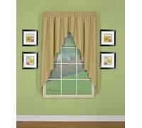 Today's Curtain, Orleans Rideaux festonnés 160 cm Paire Swagger 203,2 cm (l) x 160 cm (L) Lin