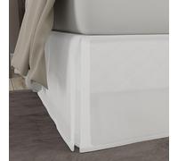 TodaysHome D'Aujourd 'Hui en Microfibre de Home Basic sur Mesure Oreiller avec Bride 5,1 cm 2, Blanc, Jumeau