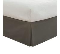 TodaysHome D'Aujourd 'Hui en Microfibre de Home Basic sur Mesure Oreiller avec Bride 5,1 cm 2, Gris, King