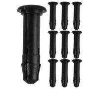 Toddmomy 10 clips de verrouillage pour couvercle de poubelle - Loquets de poubelle 240 L, goupilles de charnière - Pièces de rechange pour couvercles de extérieures