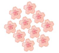 Toddmomy 10 Pièces Punaises à Fleurs de Cerisier Roses pour Tableau en Liège, en Résine et Métal, Fixation Solide pour Notes, Décoration Élégante pour Bureau et Maison