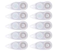 Toddmomy 10 Pièces Ruban Correcteur à Rouleau Blanc pour Bureau et Maison, Correction Instantanée sans Séchage, Présent Rentrée pour Étudiants et Professionnels