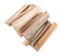 Toddmomy 10pcs Bûches de Bois pour Foyer Extérieur en Bois Dur Combustion Propre Allumage Facile et Haute Efficacité et Cuisson en Plein Air
