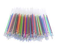 Toddmomy 120 Recharges D'encre Gel 0,8mm pour Stylos, Couleurs Pastel et Néon Métalliques, Écriture Fluide, Compatibles Universellement, pour Journaling et Notes D'étude