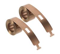 Toddmomy 2 Pièces Accessoires pour Stores à Enrouleur en Acier Inoxydable Or, Structure à Bobine Plate Étroite, Fonctionnement Fluide pour Fenêtres Résidentielles et Bureaux