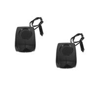 Toddmomy 2 Pièces Chauffage Rapide pour Voiture 24v, Portable, | Désembuage Rapide, Installation Facile, Plastique et Métal, pour Pare-brise D’auto, Hiver et Froid
