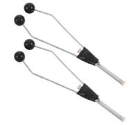 Toddmomy 2 Pièces Enfile-Bobine Céramique, Outil Pêche | Acier Inoxydable et Tube Céramique, Insert Précis, Noir, Voyage et Compétition, Usage Débutant ou Expert