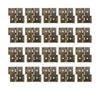 Toddmomy 20 Pièces Charnières à Double Battant en Acier Laminé à Froid pour Paravent Pliant, Structure Double Charnière, Style Vintage Classique, Adaptées pour Portes D'intérieur